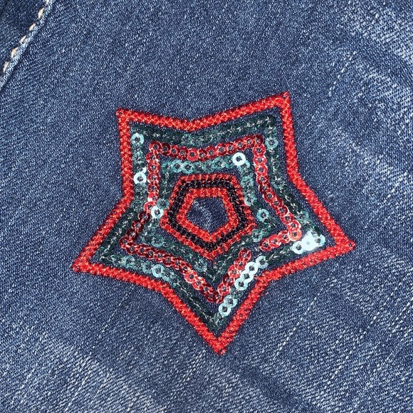 Girls Vigoss “the austin “ Red Embroidery size 10 - Picture 3 of 6